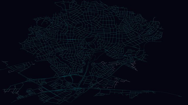 Ke&ccedil;i&ouml;ren, Turkey, City Infrastructure Expansion Animation, Urban Visualization Technology