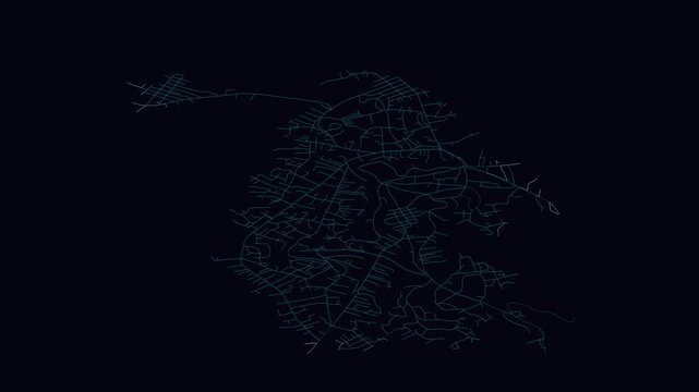 Freetown, Sierra Leone, City Infrastructure Expansion Animation, Urban Visualization Technology