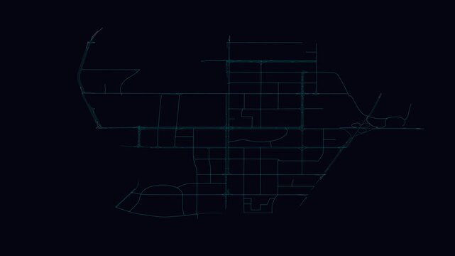 Fangchenggang, China, City Infrastructure Expansion Animation, Urban Visualization Technology