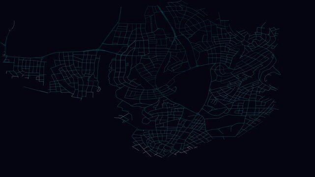&Ccedil;ankaya, Turkey, City Infrastructure Expansion Animation, Urban Visualization Technology