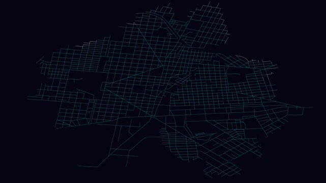 Bobo-Dioulasso, Burkina Faso, City Infrastructure Expansion Animation, Urban Visualization Technology