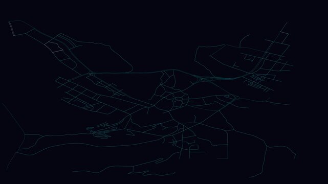 Xingyi, China, City Infrastructure Expansion Animation, Urban Visualization Technology