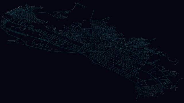 Thessalon&iacute;ki, Greece, City Infrastructure Expansion Animation, Urban Visualization Technology