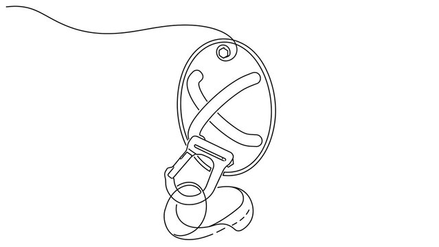 Diving Helmet white background.