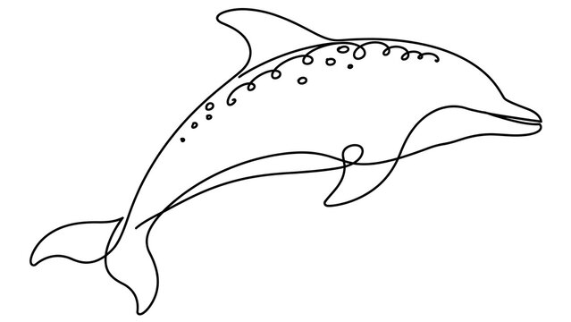 dolphin jumping white background.