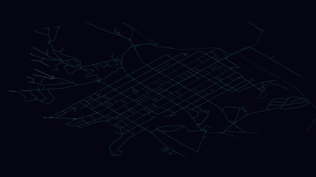 Pietermaritzburg, South Africa, City Infrastructure Expansion Animation, Urban Visualization Technology
