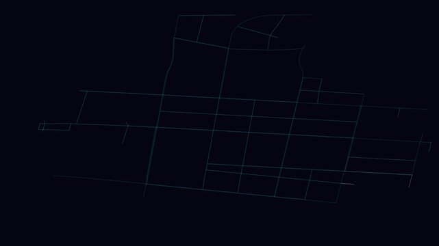 Puxi, China, City Infrastructure Expansion Animation, Urban Visualization Technology
