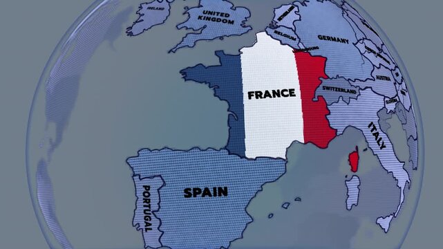 a world map of France, Europe map, French Flag, european countries,

