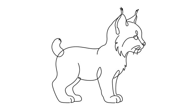 Dog Standing on White Background.