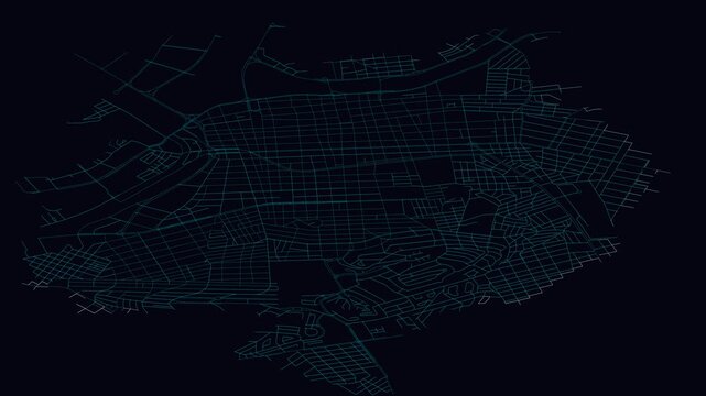 Culiac&aacute;n, Mexico, City Infrastructure Expansion Animation, Urban Visualization Technology