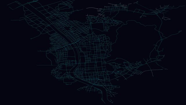 Cheongju, Korea, South, City Infrastructure Expansion Animation, Urban Visualization Technology