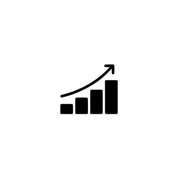 Competitor analysis icon. Solid black glyph marketing seo vector symbol.