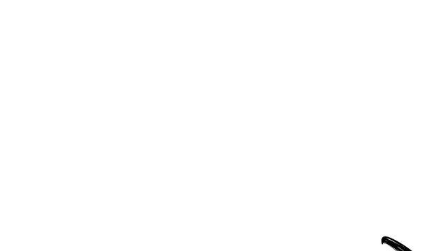 Black brush script style well come text isolated on a clean white background for signage
