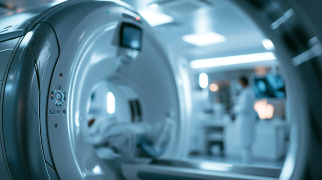 MRI Scanner in Modern Hospital Radiology Department
