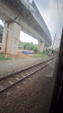 train on the railway