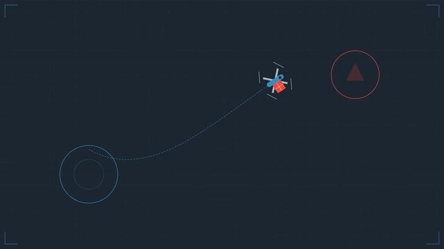 Abstract Minimalist Mobile Game Control Interface Design