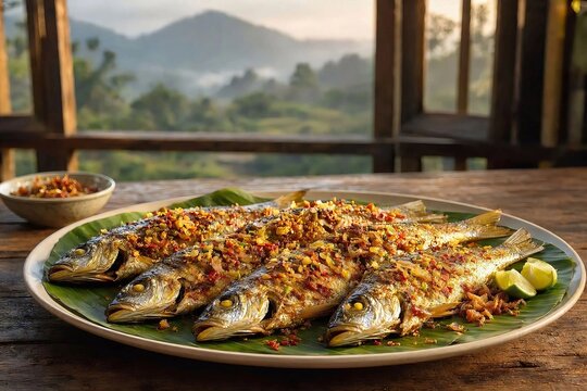 Traditional Pengat Depik Gayo Fish Dish from Aceh Indonesia