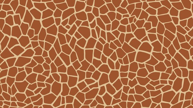 Hand Drawn Giraffe Print Seamless Pattern Background for Packaging⁠