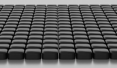 Fototapeta premium Abstract background, glossy squares, modern style, 3D illustration