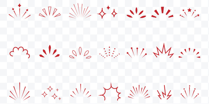 Line star glitter shine of doodle set. Star shine glow, spark glitter, sparkle light vector illustration. Hand drawn sketch doodle style.
