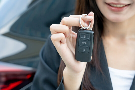 lease, rental car, sell, buy. happy and hold key for used car. Sales, loan credit financial, rent vehicle, insurance, rental, Seller, dealer, installment, car care business