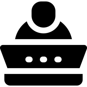 freedom glyph icon. Strong and solid vector icon for websites, mobile interfaces, presentations, and visual branding. High quality and easy to edit.