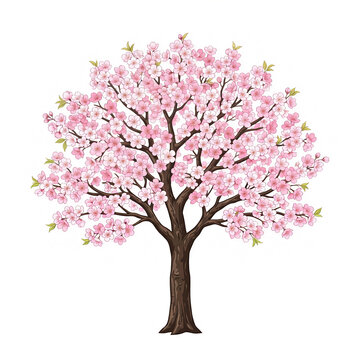 pink cherry blossom tree