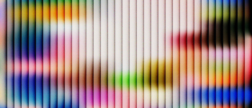 Abstract vertical light bars with blurred rainbow colors, vibrant glowing stripes background for digital screens, colorful neon light streaks texture, modern artistic motion blur wallpaper.