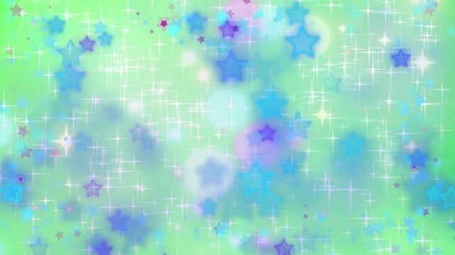 Abstract cosmic background with glowing celestial elements and starburst patterns for digital media design