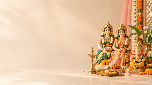 Gauri Ganpati Gauri Pujan Gauri Avahan Gauri Visarjan Ganesh Chaturthi Ganpati Bappa Traditional Maharashtrian Hindu Festival Celebration