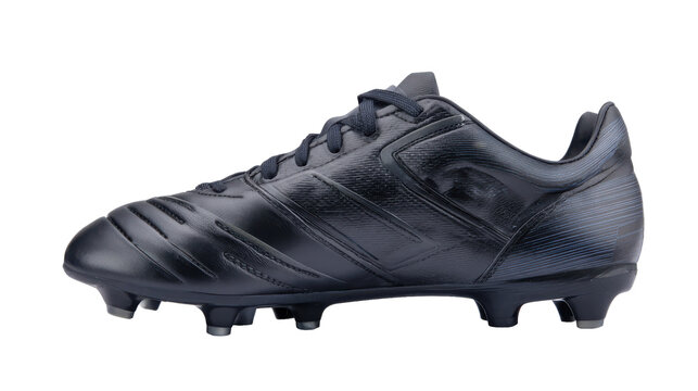 A professional-grade black soccer cleat designed for optimal performance on firm ground surfaces