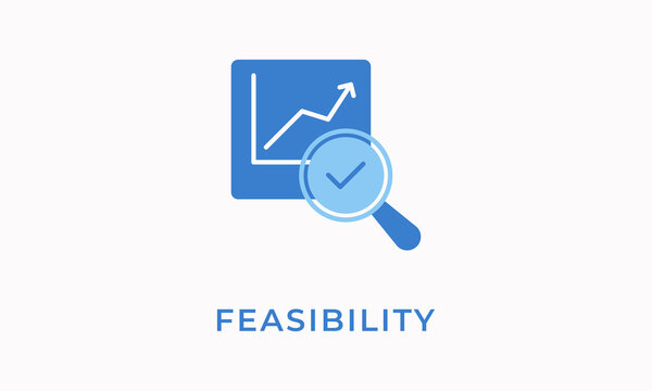 Feasibility Vector Icon Isolated On White Background        
