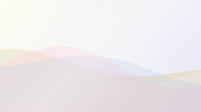 Abstract Pastel Gradient Background: A soft, ethereal background composed of flowing, translucent layers in pastel hues of yellow, pink, blue, and pale green, creating a gentle and soothing visual.