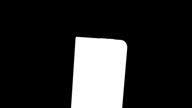 Foldable Smartphone Opening Animation With Green Screen Mockup