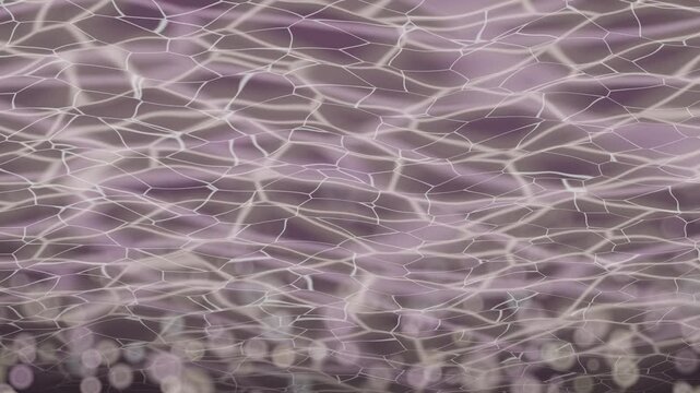 Abstract purple water surface caustics animation background loop