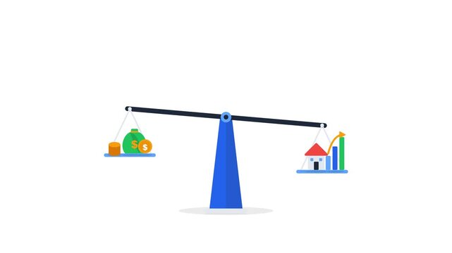 Balancing Investments and Homeownership on a Scale