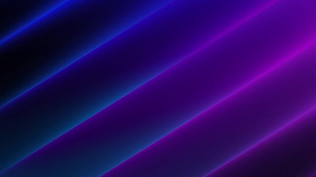 Abstract neon gradient background, with glowing blue, and purple diagonal, light streaks