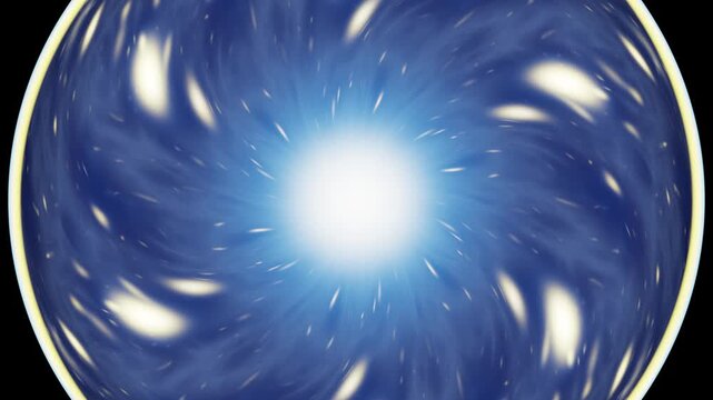 Abstract wormhole portal swirl animation motion background loop