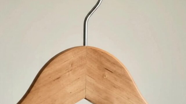 Swinging Wooden Hanger.