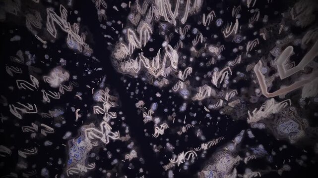 Abstract organic texture pattern motion background animation