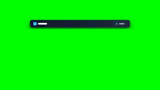 Animasi Hamburger Fullscreen Dropdown Slide 4K Motion Graphic Animation | Seamless Loop