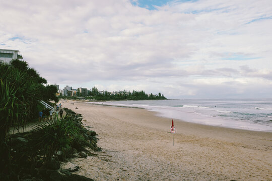 Long beach in Queensland