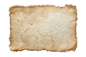 Fototapeta premium Cracked Old Parchment Paper Sheet