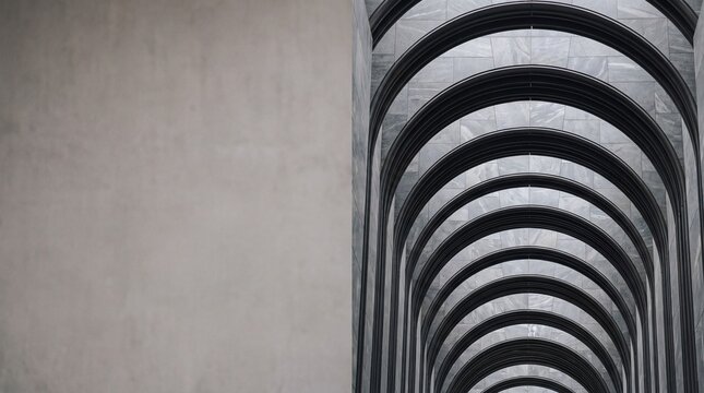 Modern Architectural Arches with Large Copy Space
