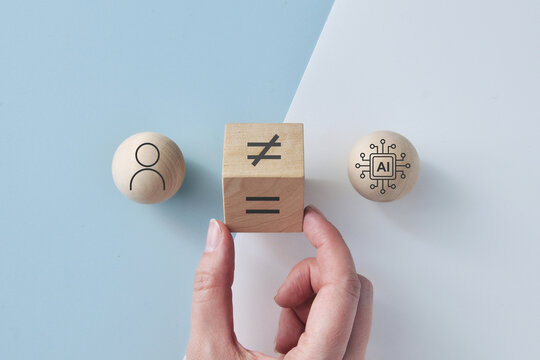 The equality or inequality of humans and artificial intelligence.