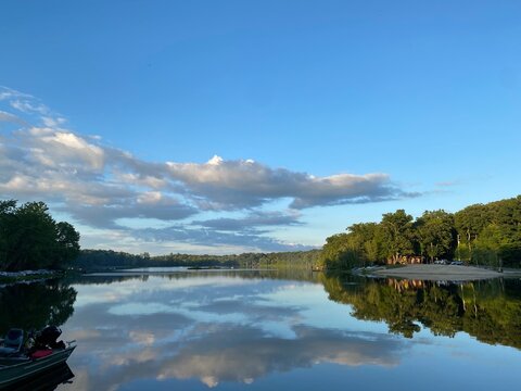 lake and sky