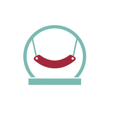 Swing icon isolated on transparent background