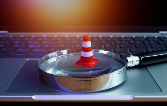 warning under construction , website under maintenance , troubleshooting and fixing