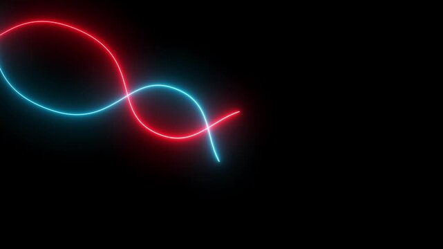 abstract background blue futuristic of Technology adoption life cycle model . neon line animated data transfer .