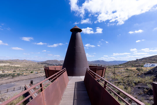 Calcination kilns in Lucainena de las Torres, Almer&iacute;a, Andalusia, Spain